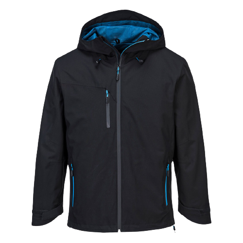 SALE! Portwest Mens X3 Shell Jacket Waterproof Hooded Breathable Zip Jacket S600