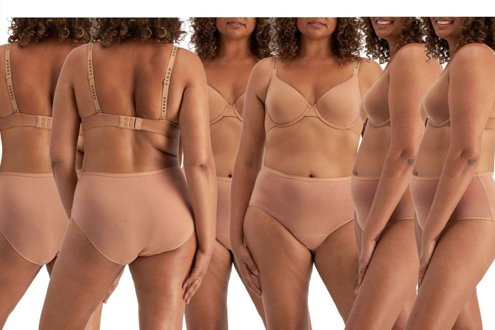 Bonds Womens Damn Dry Full Brief Stay Fresh Soft and Flexible Panty 6 Pack WRR8A