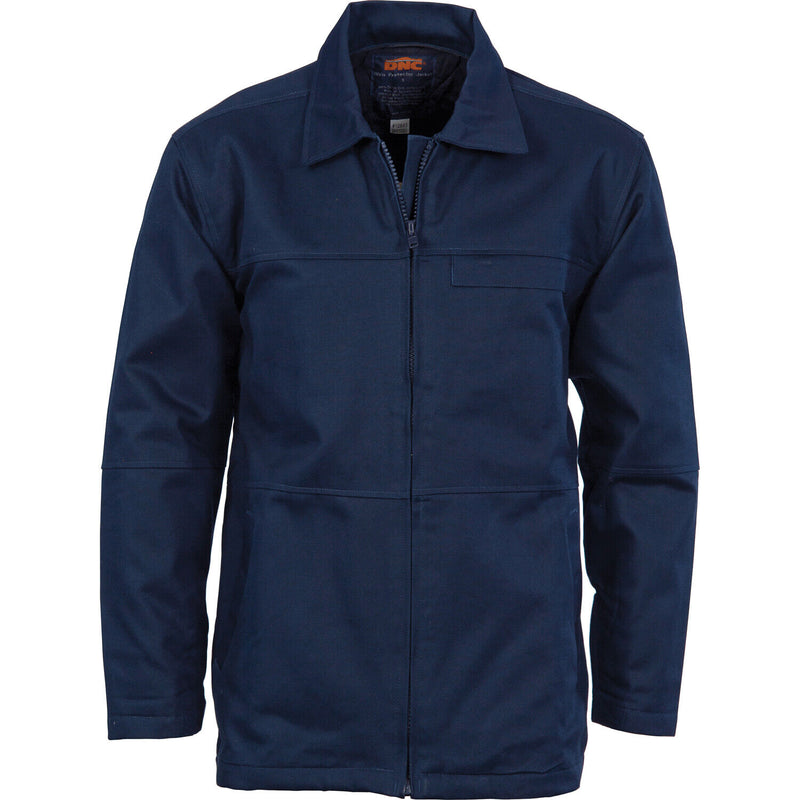 DNC Workwear Mens 4 Packs Protector Cotton Jacket Warm Winter Work Jackets 3606