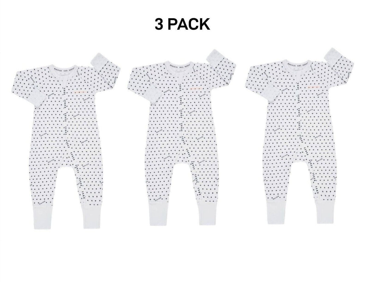 Bonds Baby Wondercool Zip Wondersuit Warmth Two-way Safety Zip 3 Pack BX49A