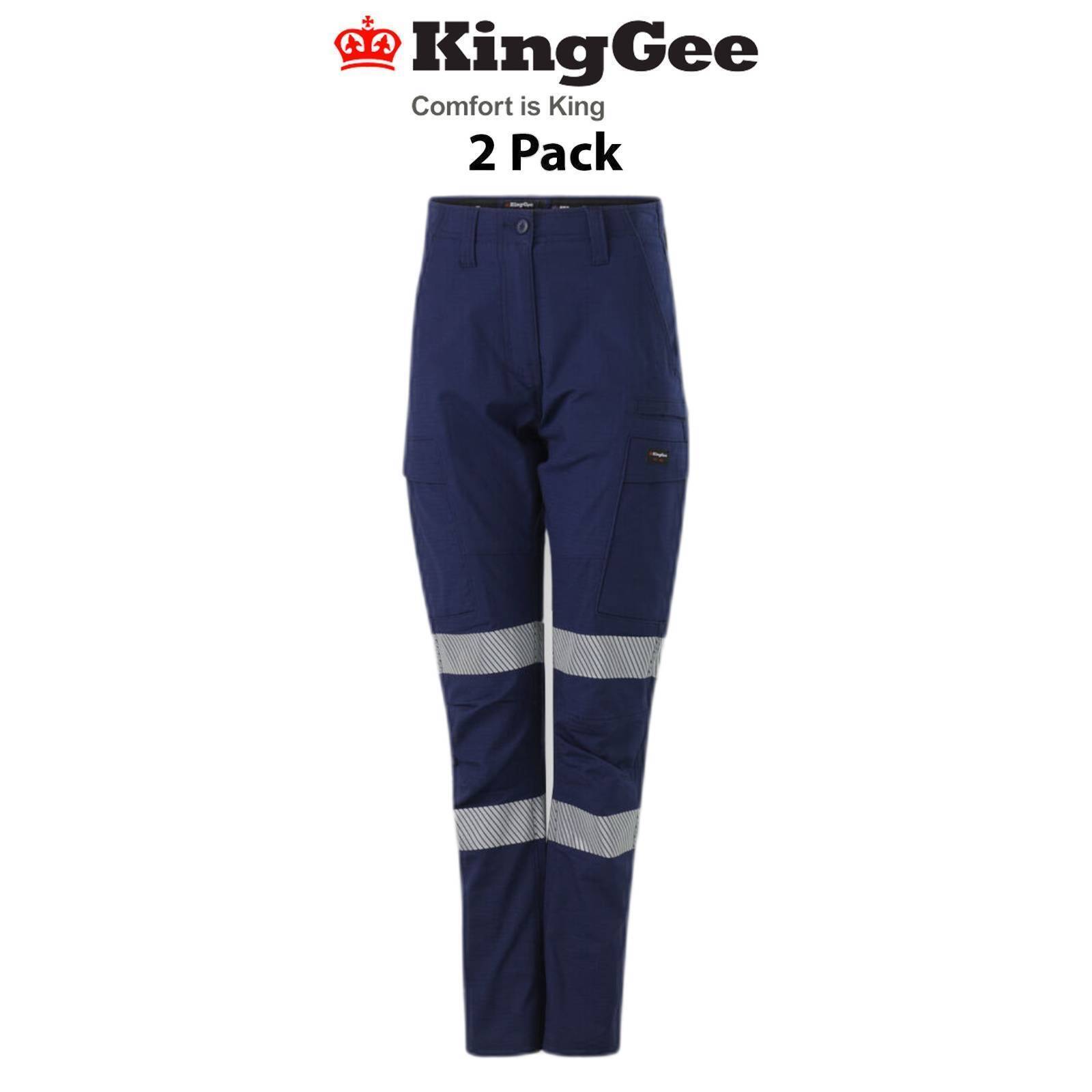 KingGee Womens 2 Packs Workcool Pro Bio Motion Comfort Breathable Pant K43003