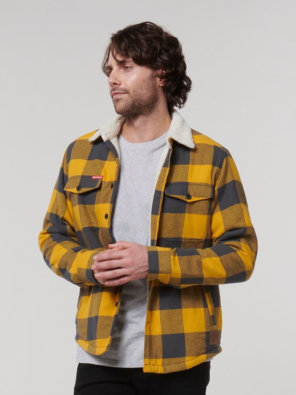 WINTER SALE! Hard Yakka Mens Heritage Trucker Sherpa Warm Work Jacket Y06823