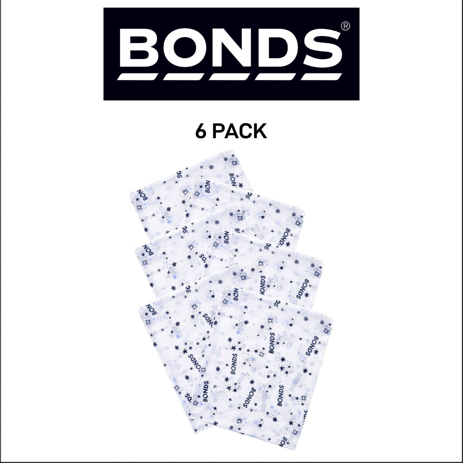 Bonds Womens Washbag Protects Lace and Delicate Fabric 6 Pack HYPL1N