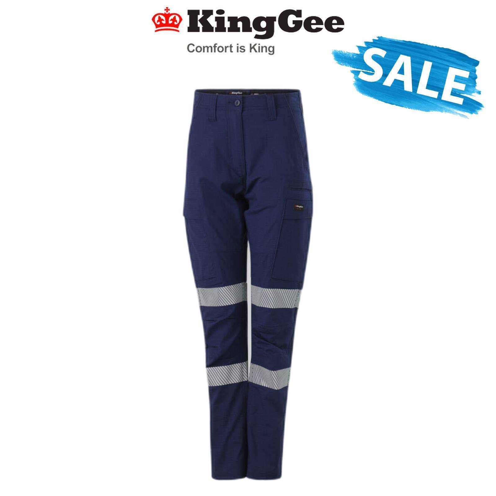 SALE! KingGee Womens Workcool Pro Bio Motion Comfort Breathable Work Pant K43003