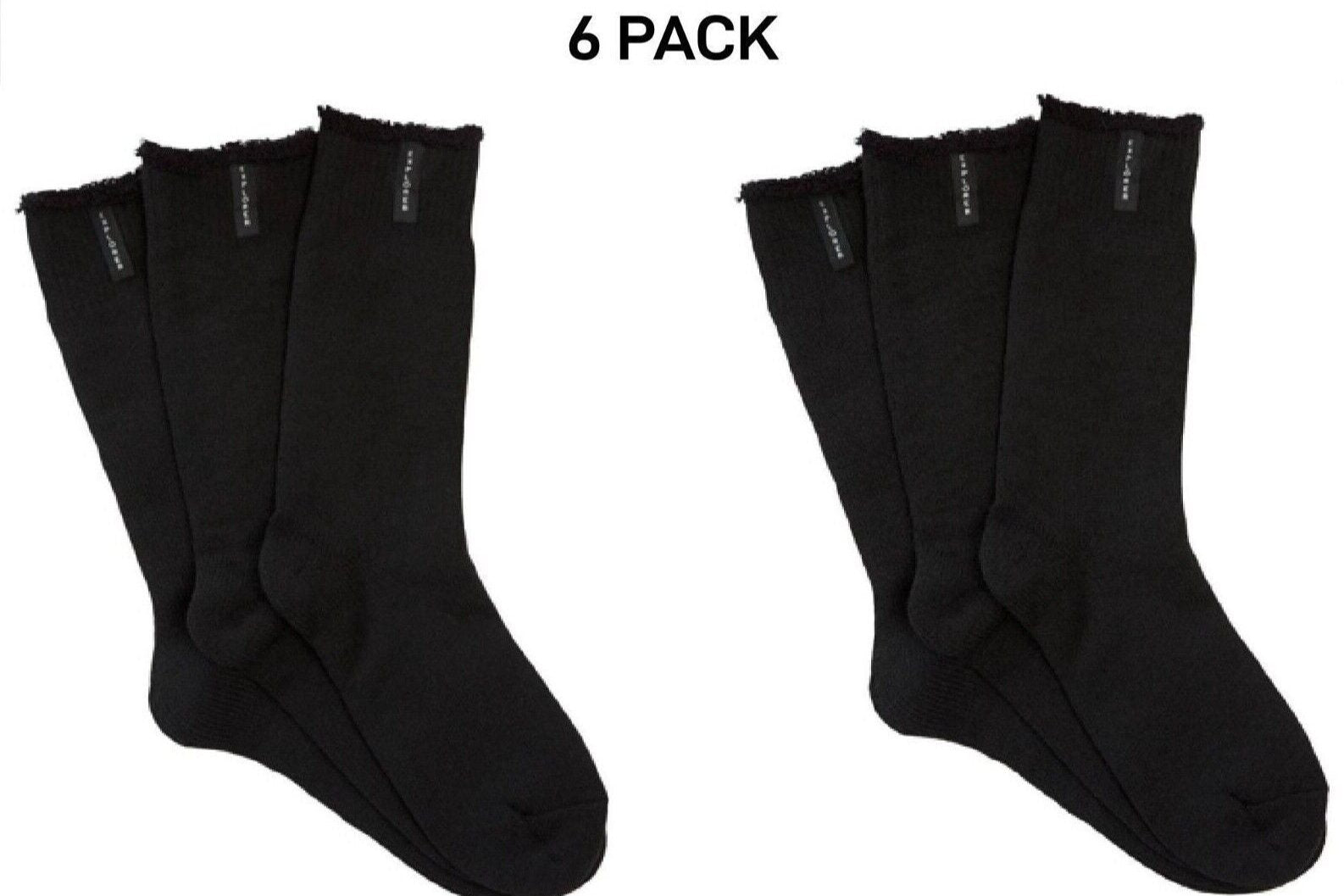 Bonds Mens Explorer Original Wool Crew Socks Comfy Durability 6 Pack SYNW3W