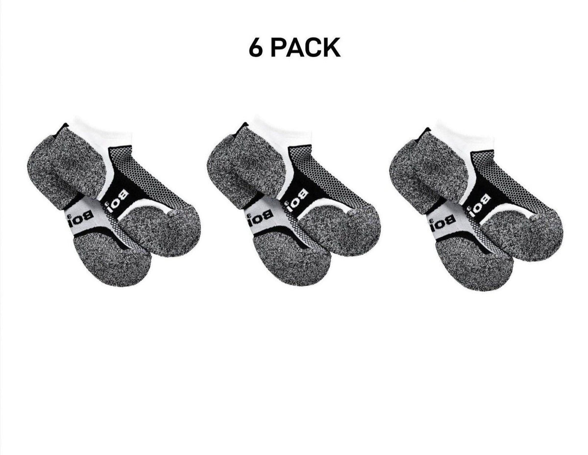 Bonds Womens Ultimate Comfort Low Cut Socks Heel & Toe Cushioning 6 Pack LANJ2N