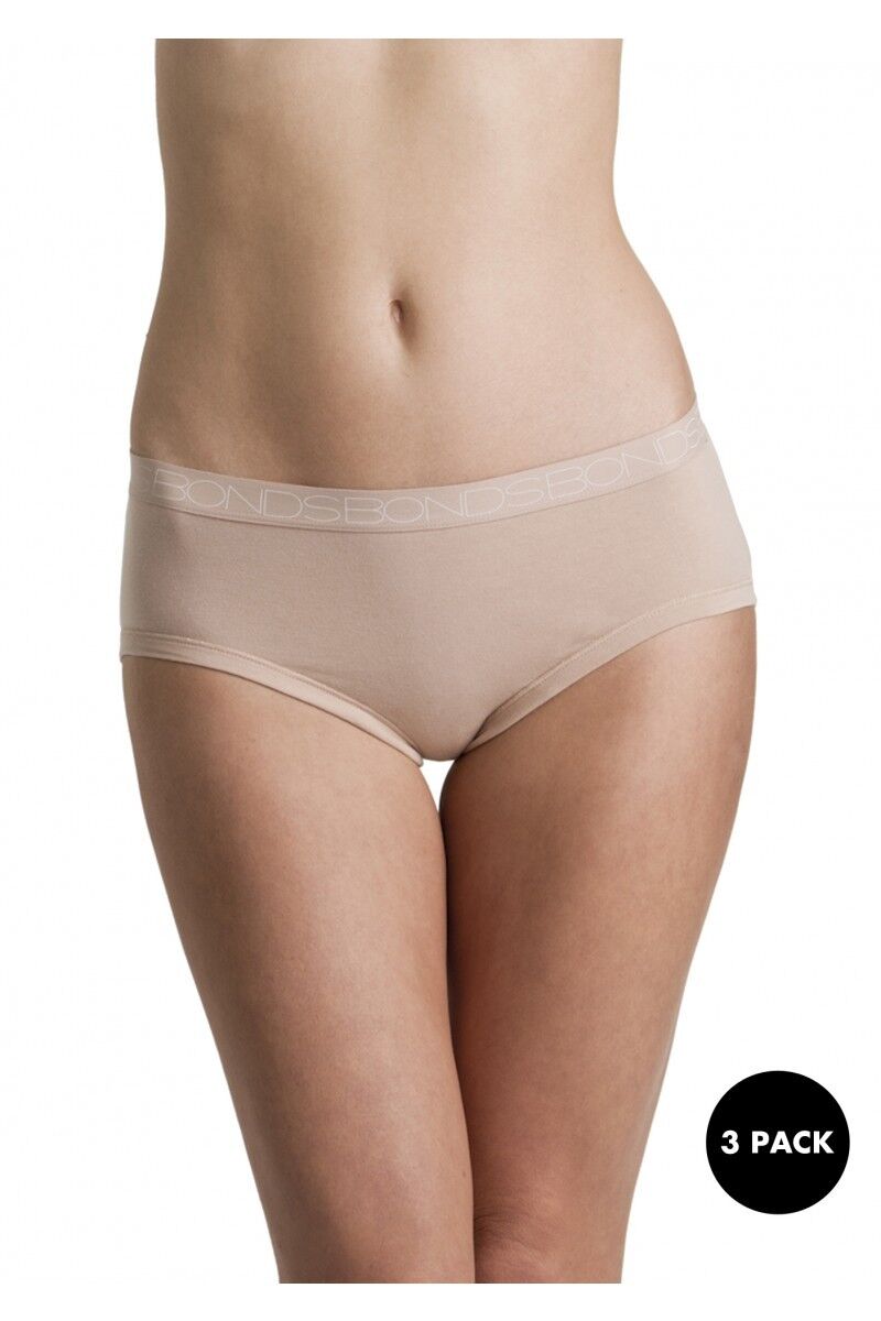 Womens Bonds Sexy These Bonds Cotton Midi Briefs Cottontails 3 Pack Undies WY5PA