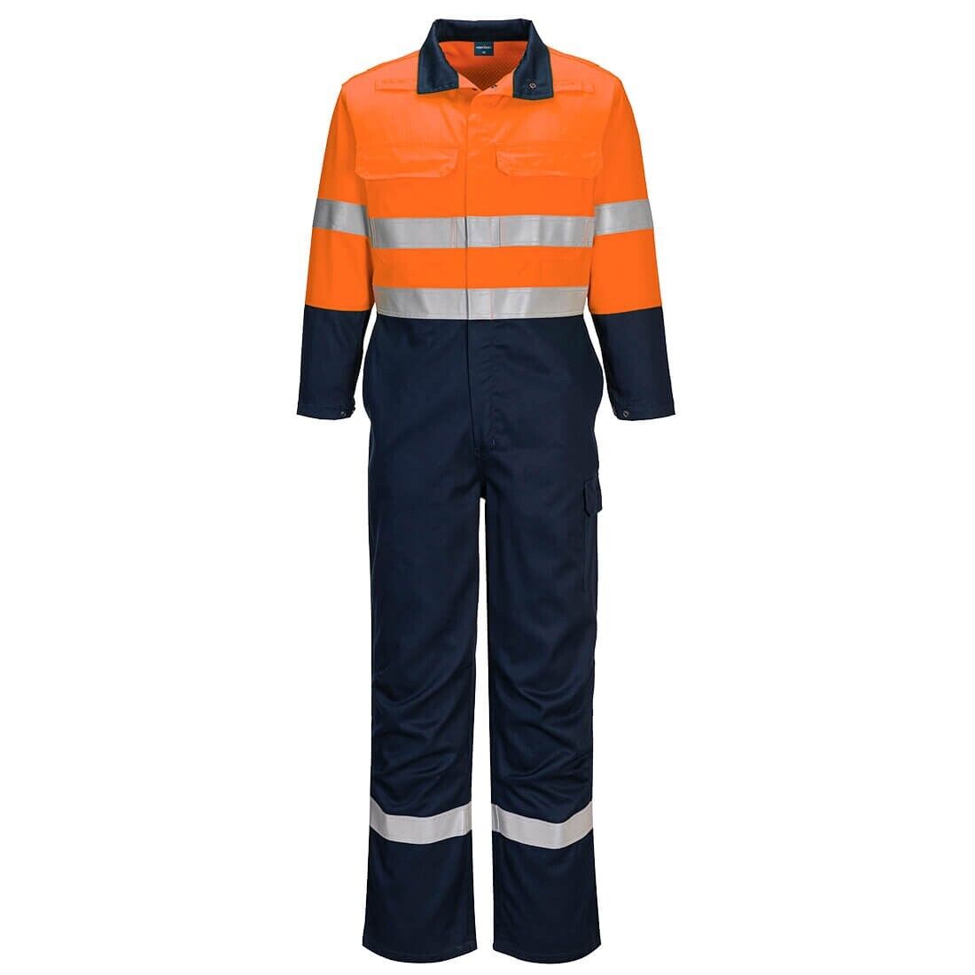 SALE! Portwest Mens Portflame Durable Taped Flame Resistant Coverall FR506