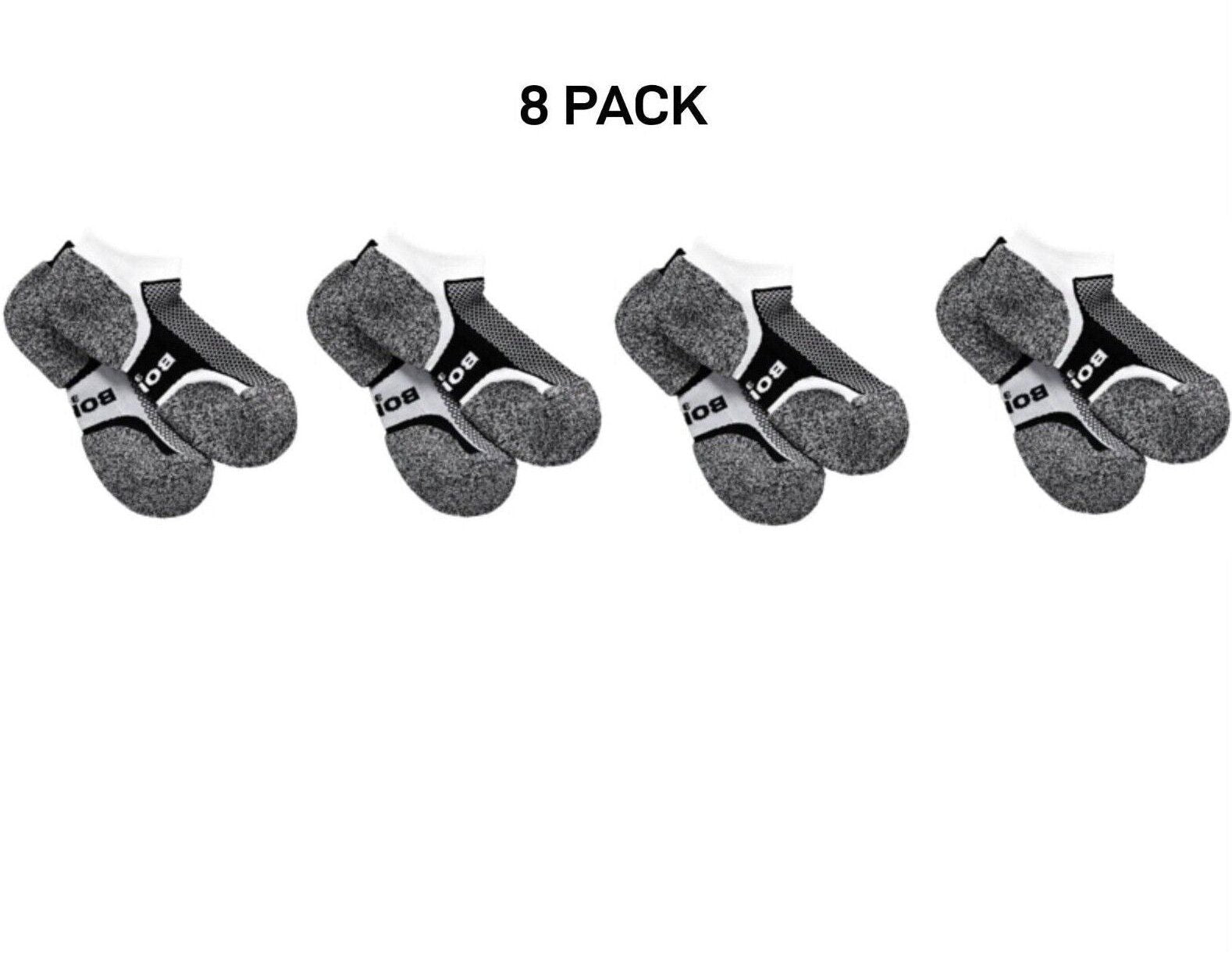 Bonds Womens Ultimate Comfort Low Cut Socks Heel & Toe Cushioning 8 Pack LANJ2N