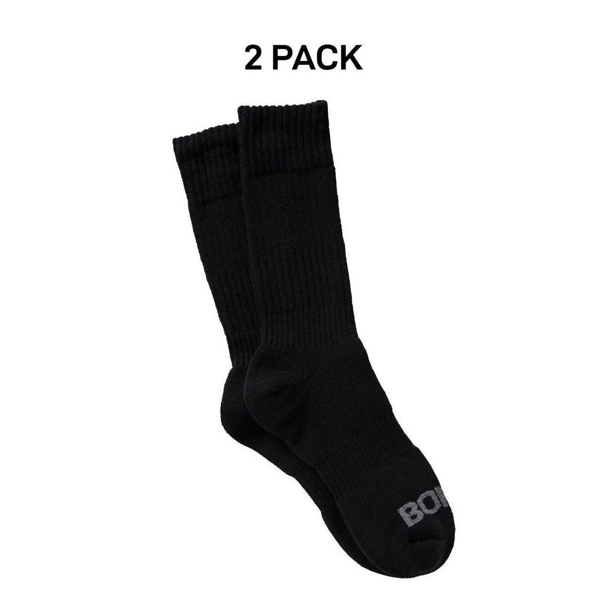 Bonds Mens Cotton Work Socks Durable Comfort and Warmth Fit 2 Pack SYPG2N