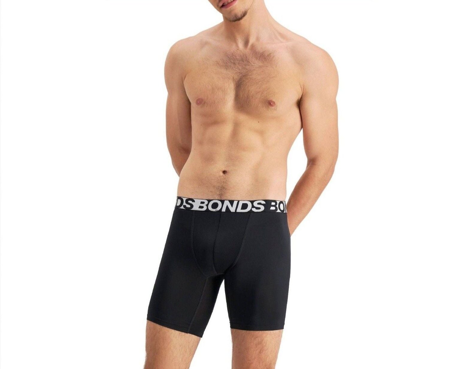Bonds Mens Active Everyday Long Trunk Lightweight Double-Layer MWR9