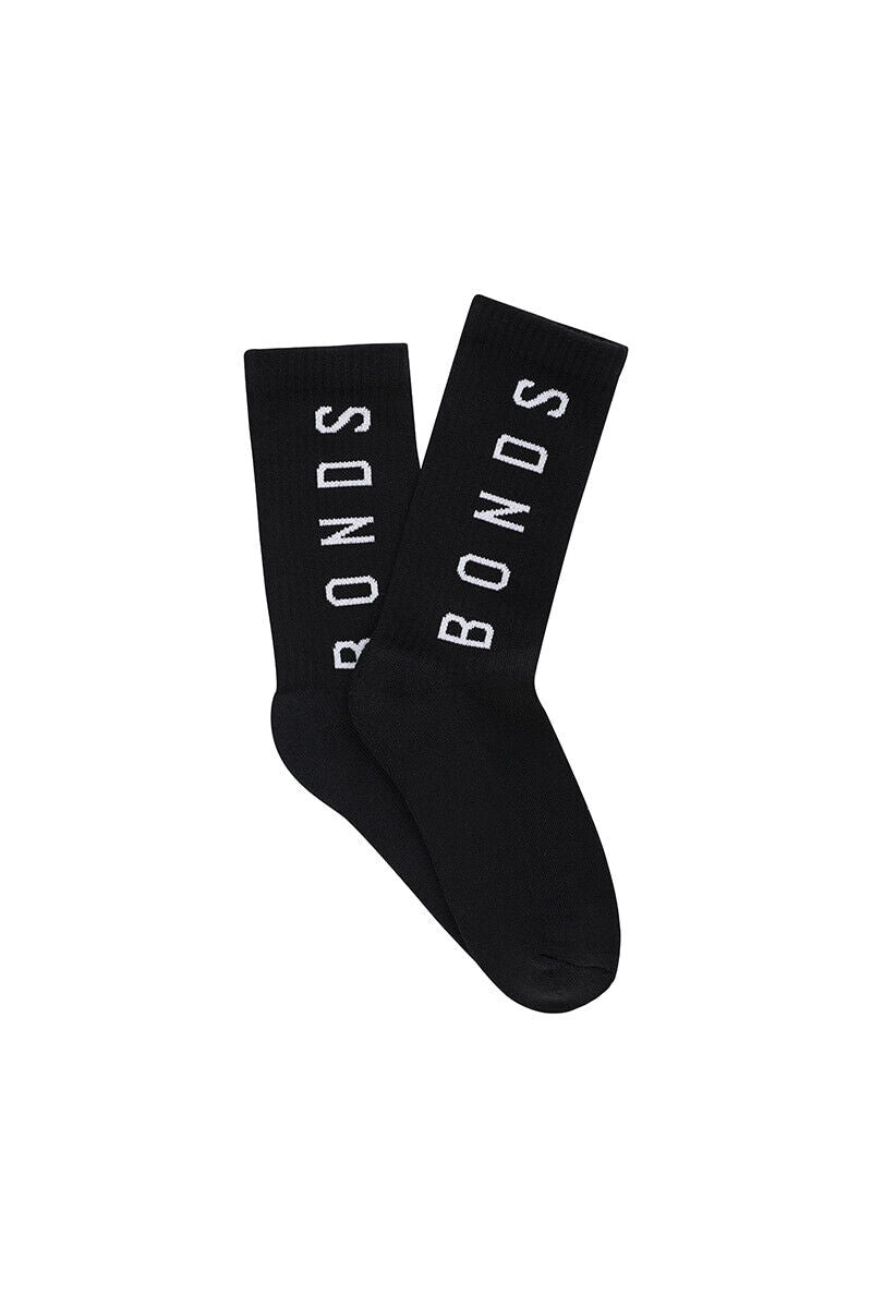 Bonds Mens Originals Crew Socks Stretchy Rib Ankle & Arch Support 2 Pack SYEX2N