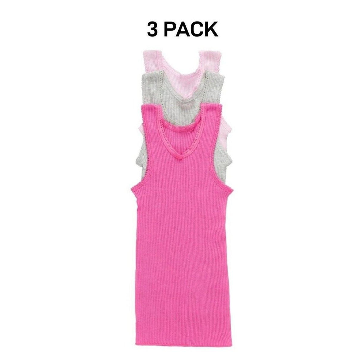 Bonds Baby Vest Ribbed Warmth Singlets Comfy Side Seamfree 3 Pack BXHNT