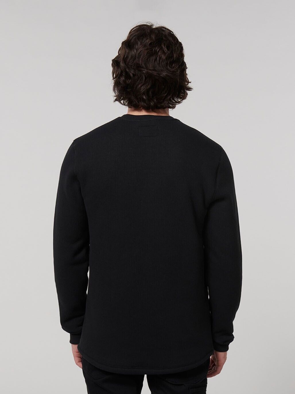 WINTER SALE! HARD YAKKA Mens  Sherpa Henley Contrast Warm Work Jacket Y19488