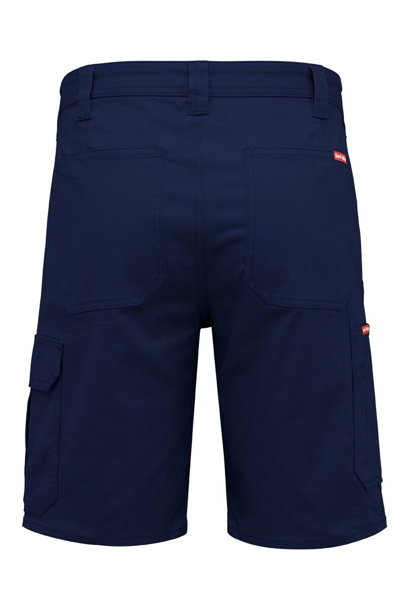 Mens Hard Yakka Core Stretch Cargo Shorts 2 PACK Cotton Drill Work Tough Y05067
