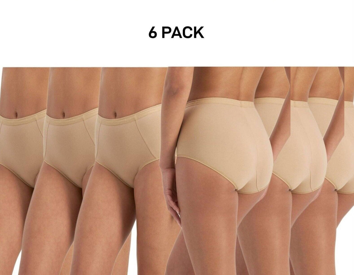 Bonds Womens Shapers Control Full Brief Power Mesh Stomach Panel 6 Pack W0M74Y