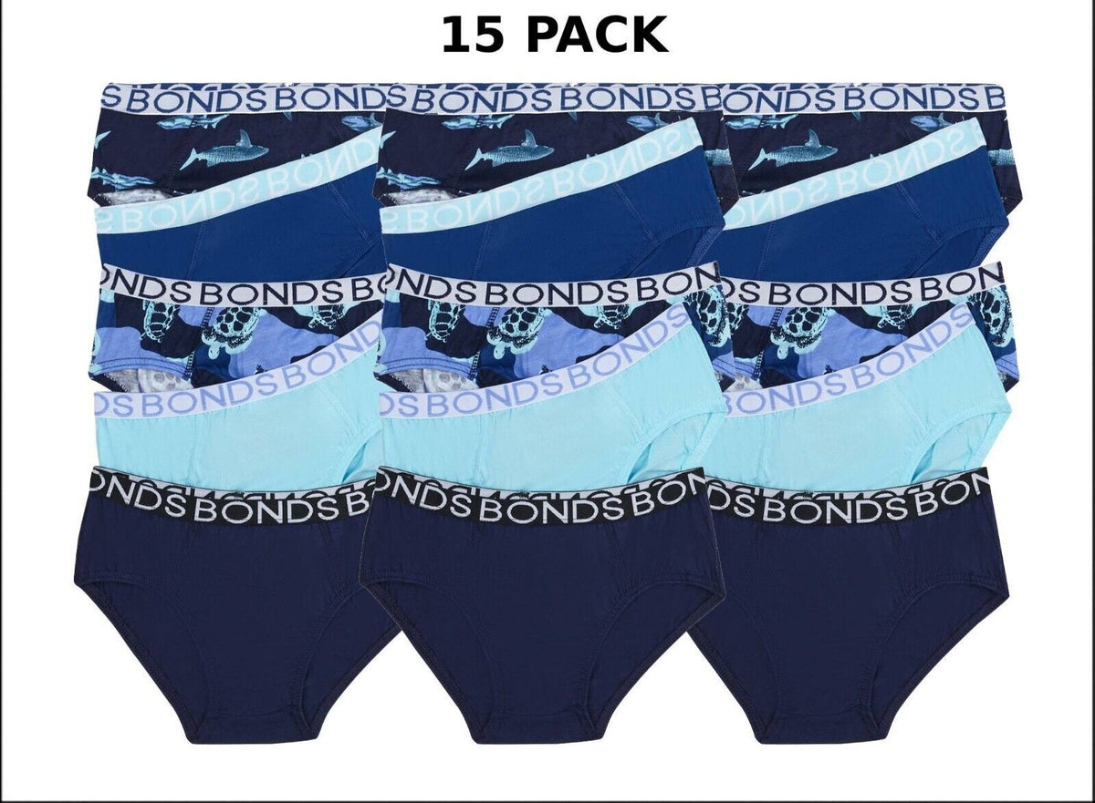 Bonds Boys Brief Soft Stretchable Comfortable Contoured Fit 5 Pack UWNU5A MI6