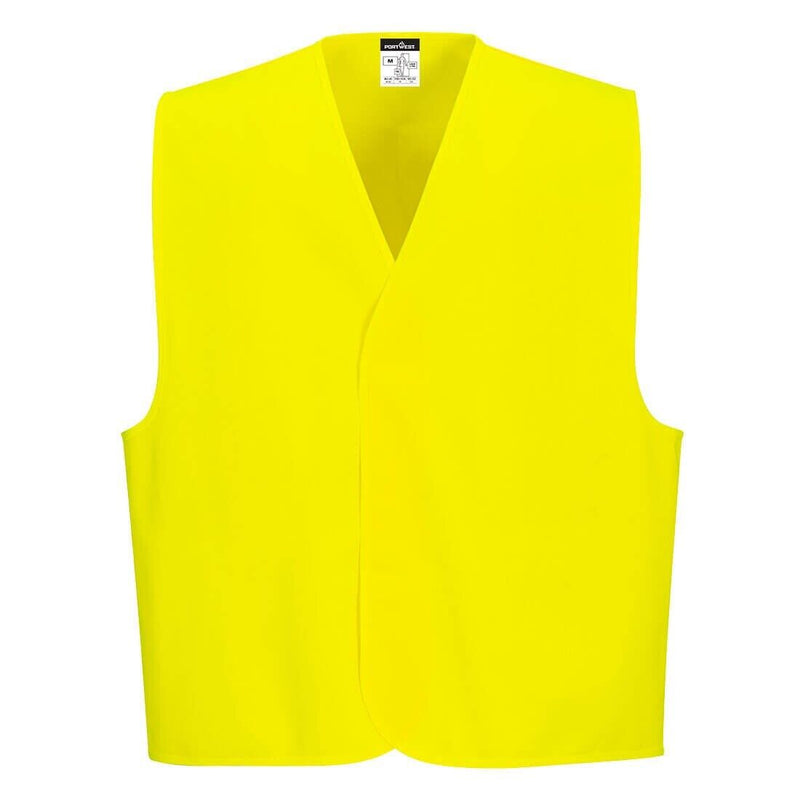 SALE! Portwest Mens Hi-Vis Comfortable Lightweight  Day Vest C478