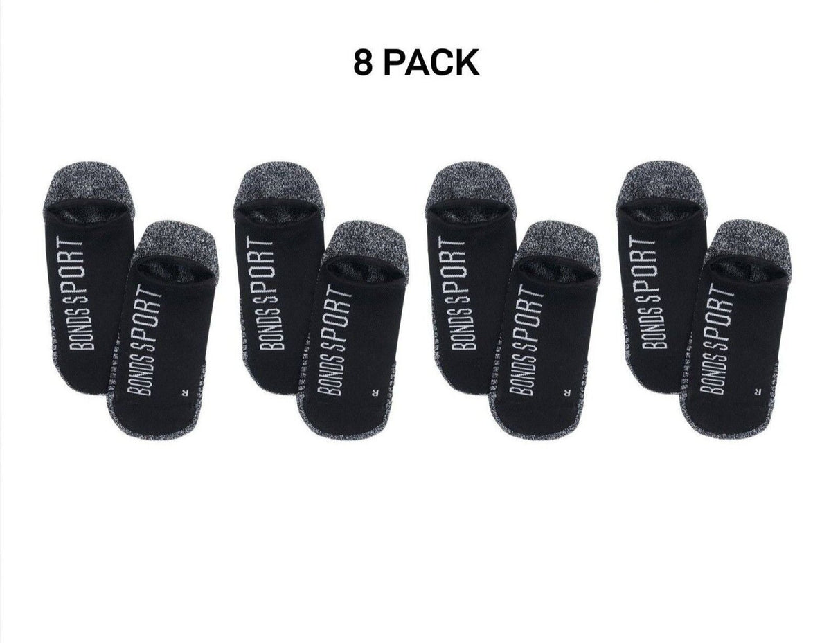 Bonds Womens Sport Tech No Show Socks Absorbing Cushioned Sole 8 Pack LYBL2N