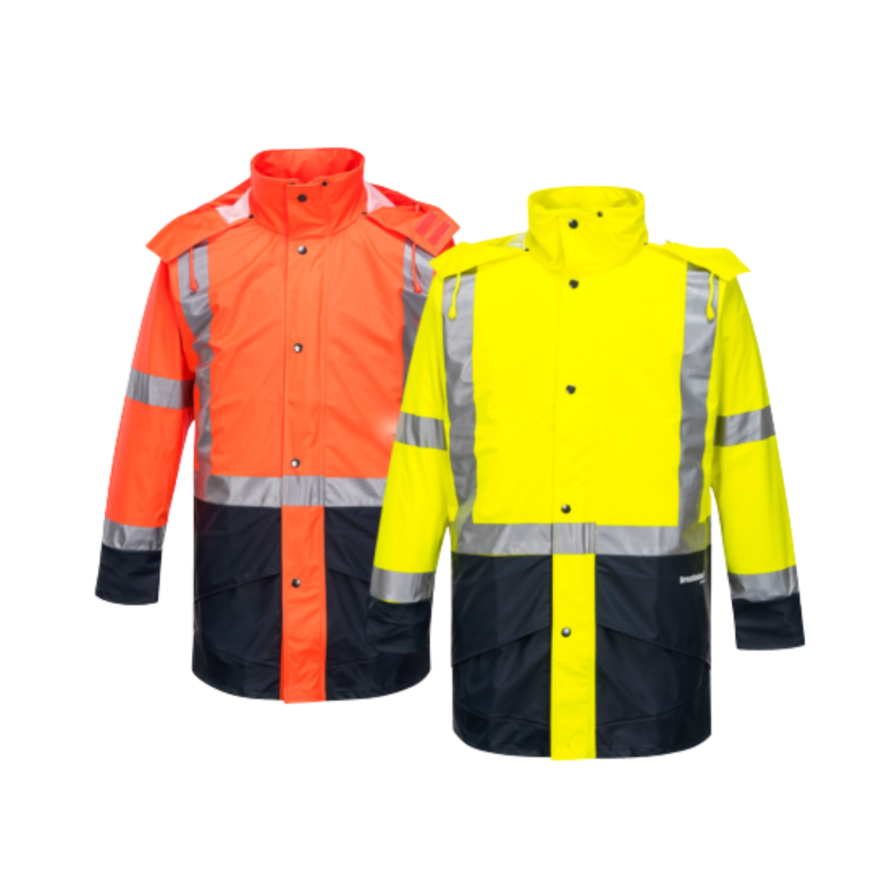 Portwest Mens Huski Farmers Hi-Vis Jacket Waterproof Breathable Taped K8104-Collins Clothing Co
