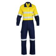 KingGee Mens WorkCool 2 Spliced Overall Work Comfy Safety Cotton Ripstop K51540-Collins Clothing Co