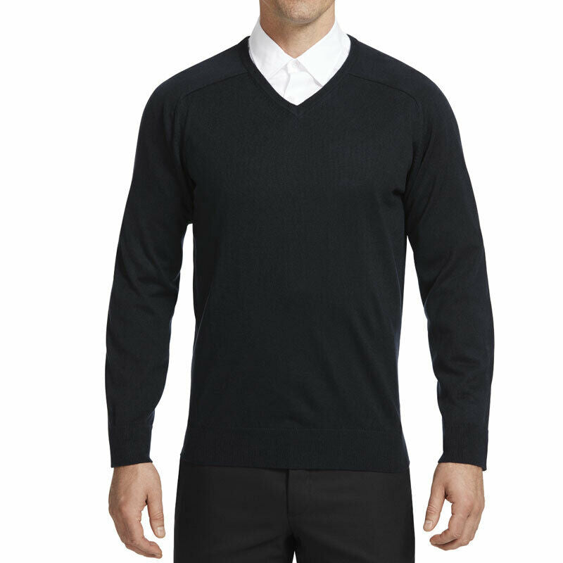 NNT Mens Warm Knit Sweater V-Neck Winter Warm Comfort Long Sleeve CATE33-Collins Clothing Co