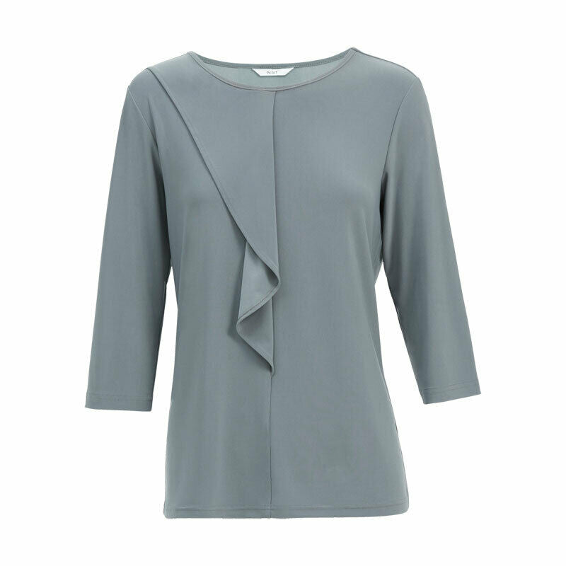 Womens NNT Blouse Soft Jersey 3/4 Round Neck T-Top Everyday Corporate Top CATU9Q-Collins Clothing Co