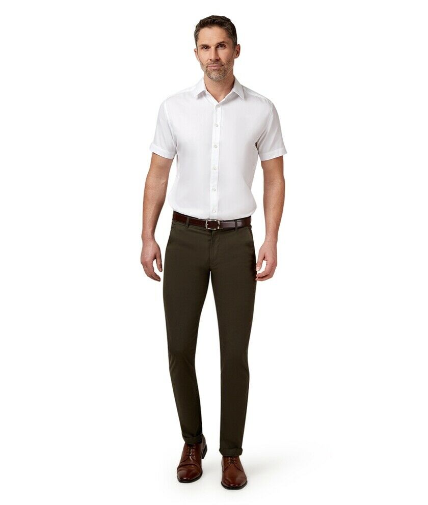 Mens NNT Uniforms Workwear Chino Pants Business Work Smart Casual Stretch CATCH6-Collins Clothing Co