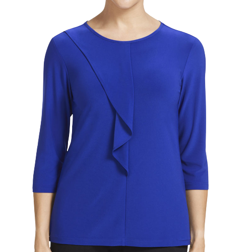 Womens NNT Blouse Soft Jersey 3/4 Round Neck T-Top Ladies Corporate Top CATU9Q-Collins Clothing Co