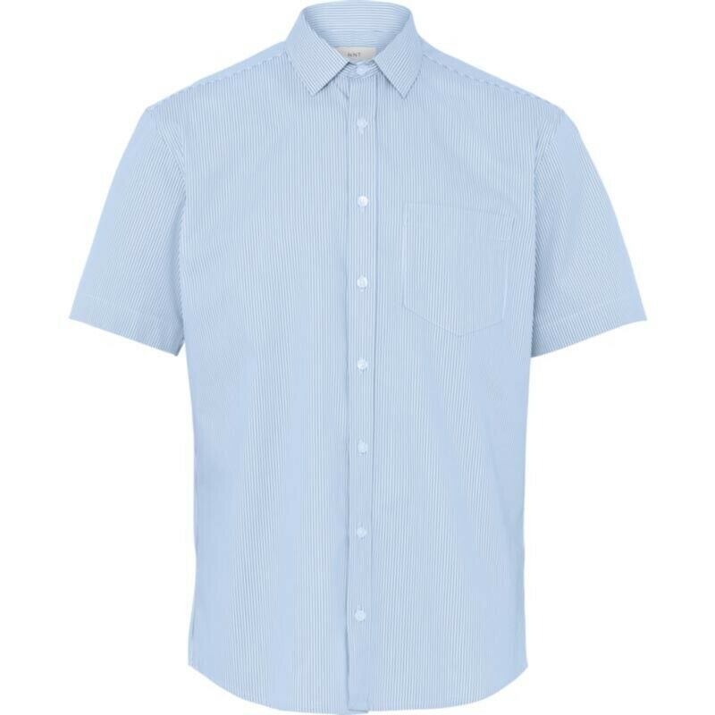 NNT Mens Avignon Stripe Short Sleeve Shirt Casual Regular Fit Business CATJDK-Collins Clothing Co