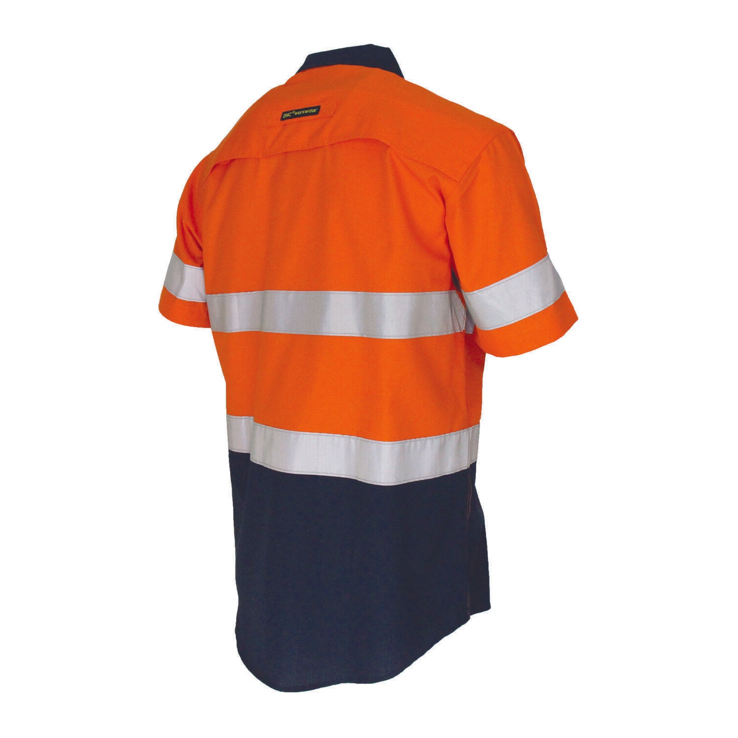 DNC Mens 2Tone RipStop Cotton Shirt CSR Reflective Lightweight Breathable 3587-Collins Clothing Co