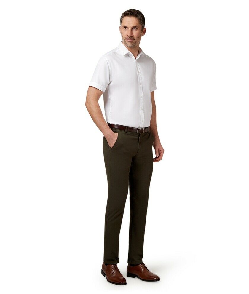Mens NNT Uniforms Workwear Chino Pants Business Work Smart Casual Stretch CATCH6-Collins Clothing Co