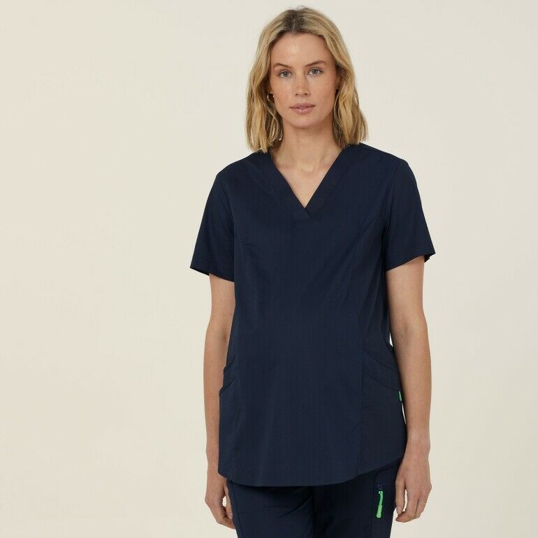 NNT Uniform Womens Next Gen Anti Bacterial Maternity Scrub Top V Neck CATULJ-Collins Clothing Co
