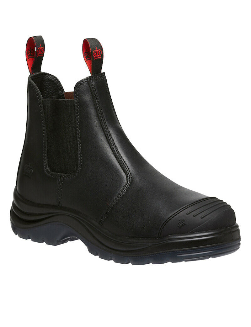 KingGee Mens Tradie Elastic Pull-Up Steel Toe Work Boots Memory Foam K25250-Collins Clothing Co
