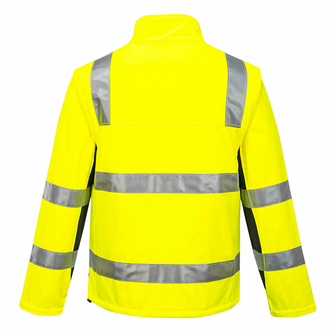 Portwest Mens Huski Chassis Jacket Softshell 2 in 1 Reflective Safety Tape K8074-Collins Clothing Co