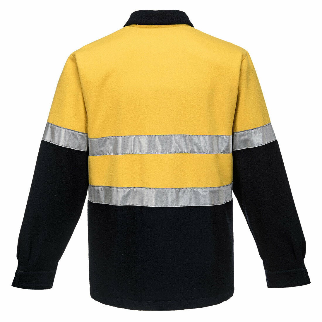 Portwest Mens Wool Blend Bluey Jacket High Vis Day/Night Reflective Safety MW02-Collins Clothing Co