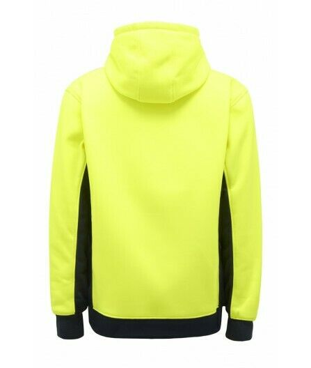 KingGee Mens Hi Vis Pull Over Hoodie Fleece Drawstring Work Safe Safety K55033-Collins Clothing Co