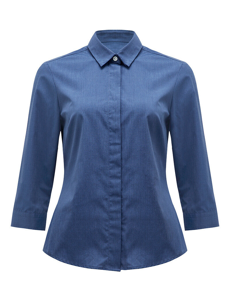 NNT Womens 3/4 Sleeve Action Back Business Shirts Classic Formal Shirt CATU5Y-Collins Clothing Co