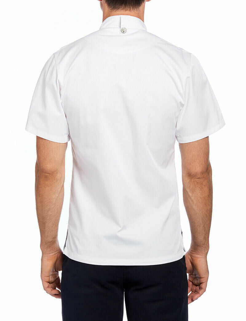 NNT Unisex Adults Cannes Press Stud Front Jacket Chef Classic Fit Work CATP5L-Collins Clothing Co