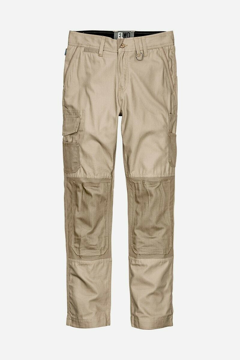 Womens Elwood Utility Work Pants Stretch Canvas Phone Pocket Tradie Tough EWD501-Collins Clothing Co