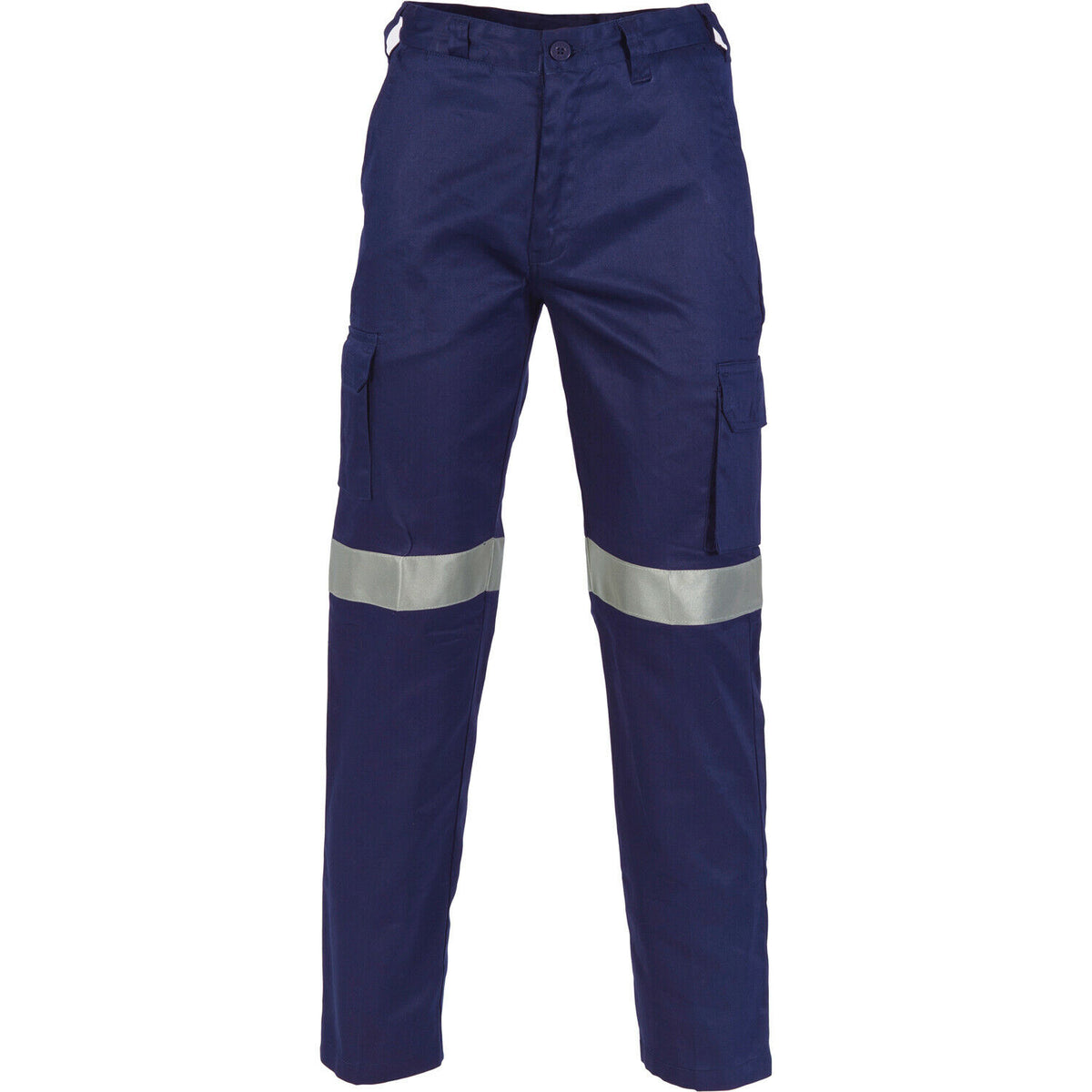 DNC Workwear Mens Lightweight Cotton Cargo Pants 3M R/Tape Reflective 3326-Collins Clothing Co