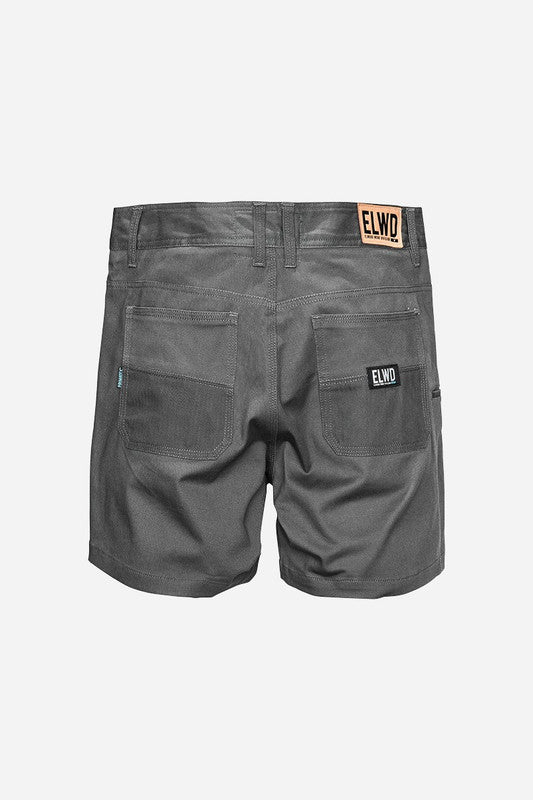 Mens Elwood Work Basic Shorts Stretch Twill Reinforced Pockets Tradie EWD202-Collins Clothing Co