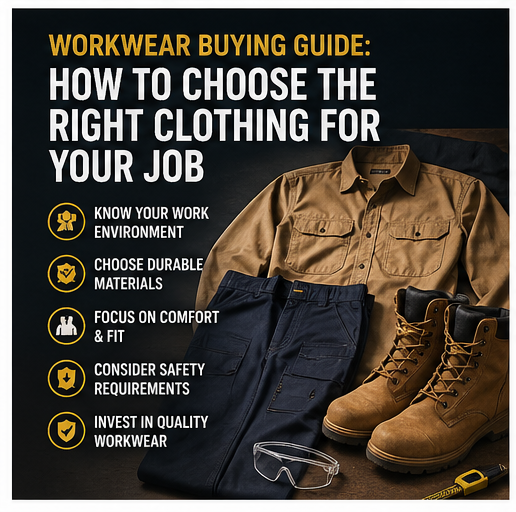 Workwear Buying Guide: How to Choose the Right Clothing for Your Job