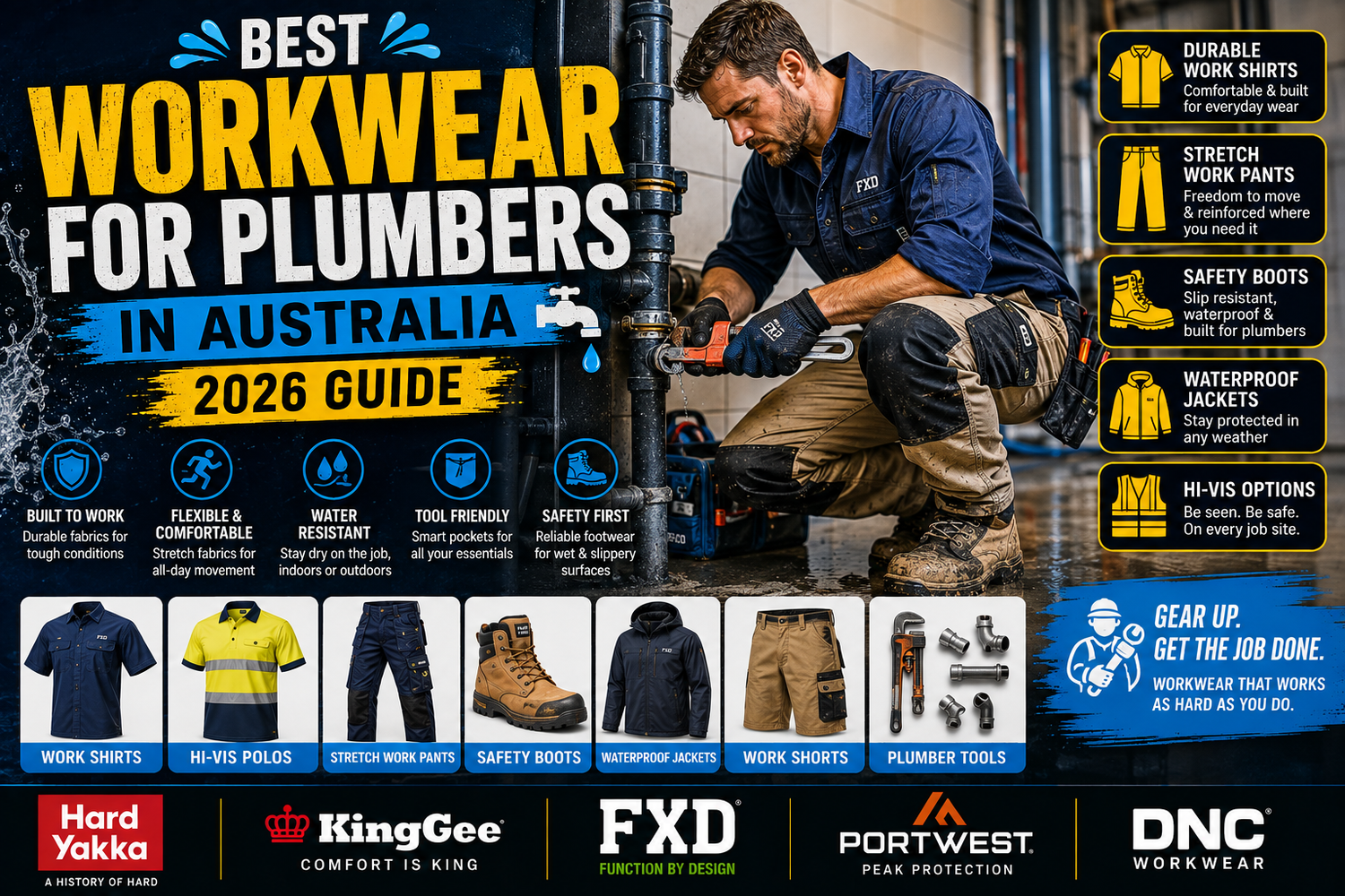 Best Workwear for Plumbers in Australia (2026 Guide)