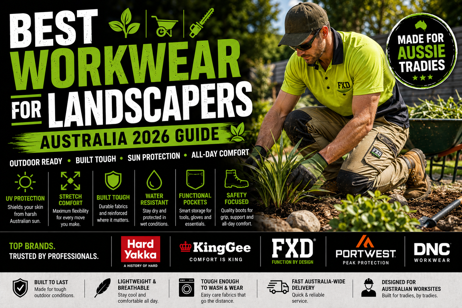 Best Workwear for Landscapers in Australia (2026 Guide)