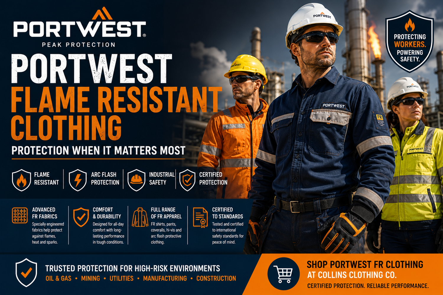 Portwest Flame Resistant Clothing: Essential Protection for High-Risk Work Environments (2026 Guide)