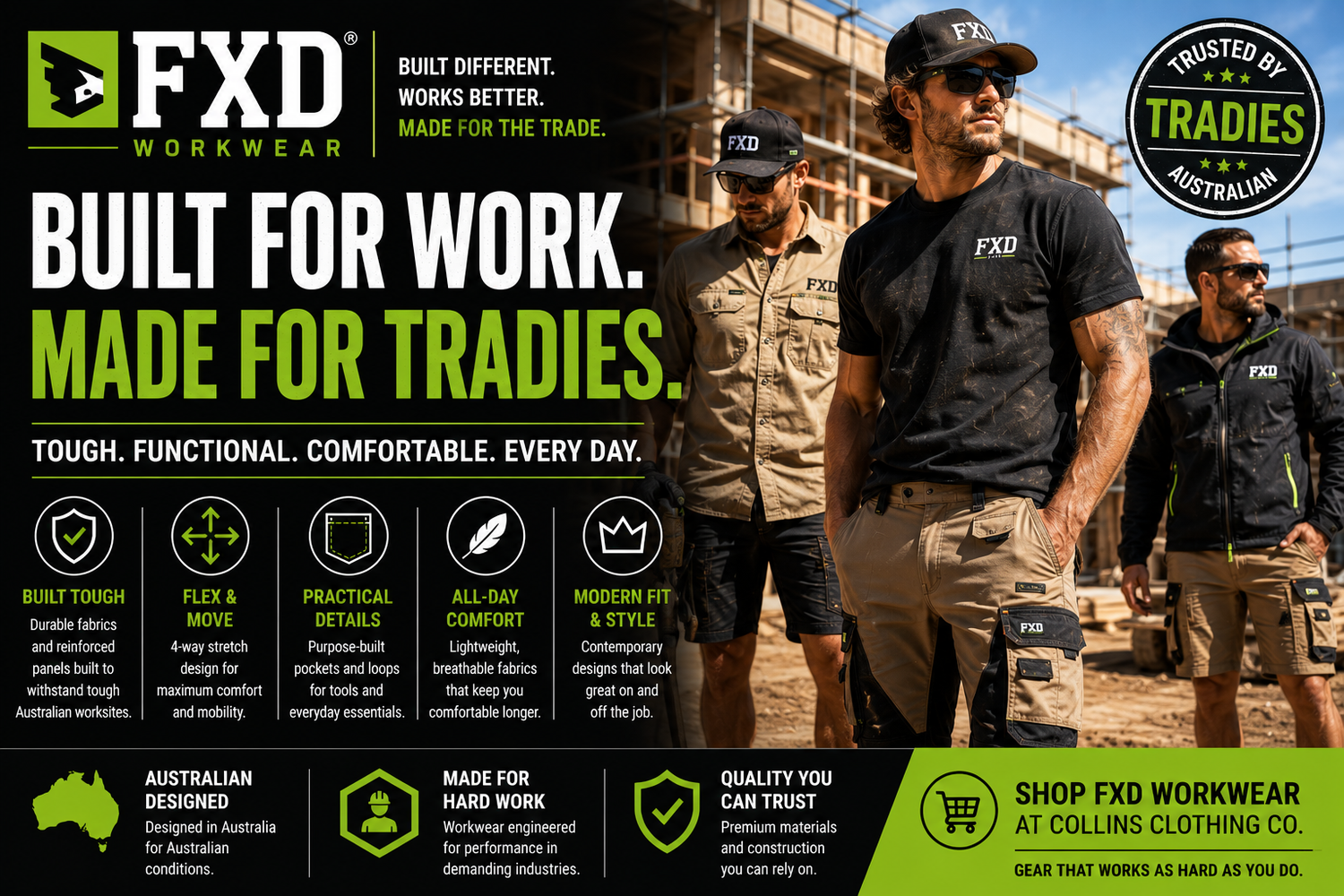 Why FXD Workwear Has Become a Favourite Among Modern Tradies (2026 Guide)