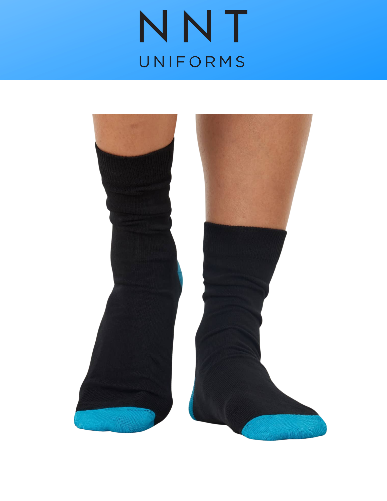 NNT Contrast Cotton Blend Crew Socks Unisex CATKW9