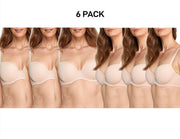 Bonds Womens Invisi Full Busted T-Shirt Bra Comfy Strap Soft Smooth 6 Pack YXC4Y