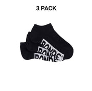 Bonds Kids Cushioned Low Cut Mesh Cooling Zone Cotton Sock 3 Pack RXVQ3N